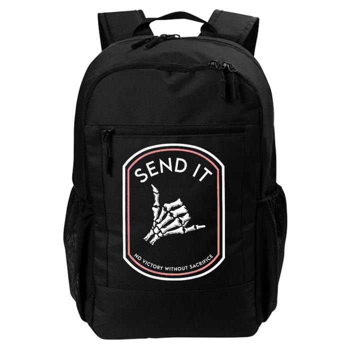 Send It No Victory Without Sacrifice (on back) Backpack