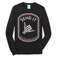 Send It No Victory Without Sacrifice (on back) Tall Long Sleeve T-Shirt