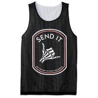 Send It No Victory Without Sacrifice (on back) Mesh Reversible Basketball Jersey Tank