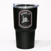 Send It No Victory Without Sacrifice (on back) Tumbler
