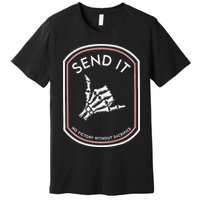 Send It No Victory Without Sacrifice (on back) Premium T-Shirt