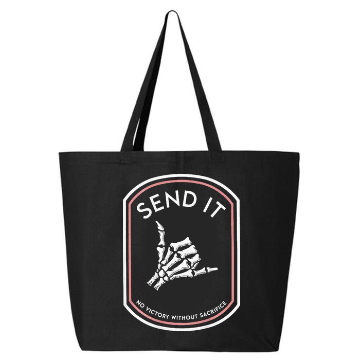 Send It No Victory Without Sacrifice (on back) 25L Jumbo Tote