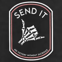 Send It No Victory Without Sacrifice (on back) 25L Jumbo Tote