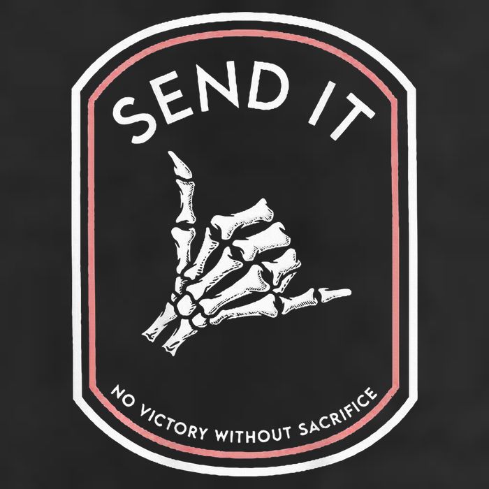 Send It No Victory Without Sacrifice (on back) 25L Jumbo Tote
