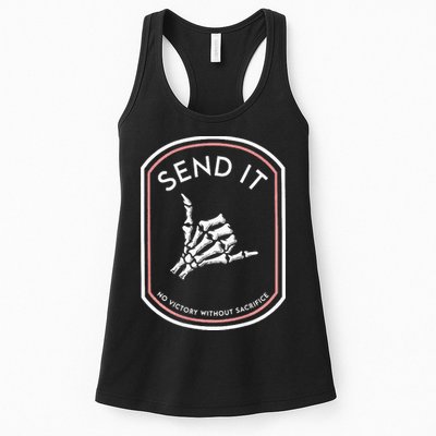 Send It No Victory Without Sacrifice (on back) Womens Tank Top