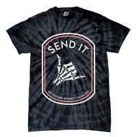 Send It No Victory Without Sacrifice (on back) Tie-Dye T-Shirt
