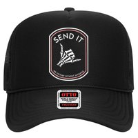 Send It No Victory Without Sacrifice (on back) Trucker Hat