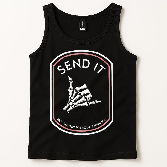 Send It No Victory Without Sacrifice (on back) Tank Top
