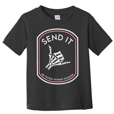 Send It No Victory Without Sacrifice (on back) Toddler T-Shirt