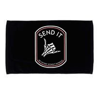 Send It No Victory Without Sacrifice (on back) Microfiber Hand Towel
