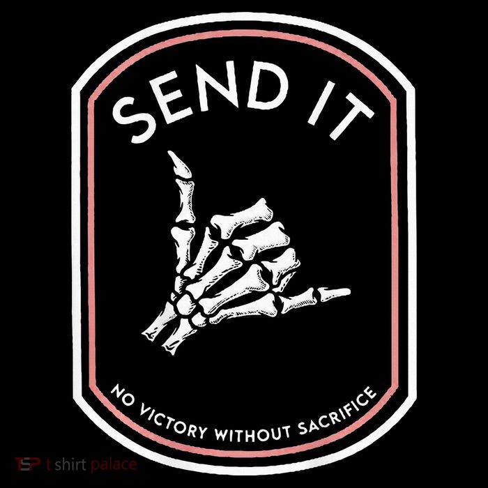Send It No Victory Without Sacrifice (on back) Visor