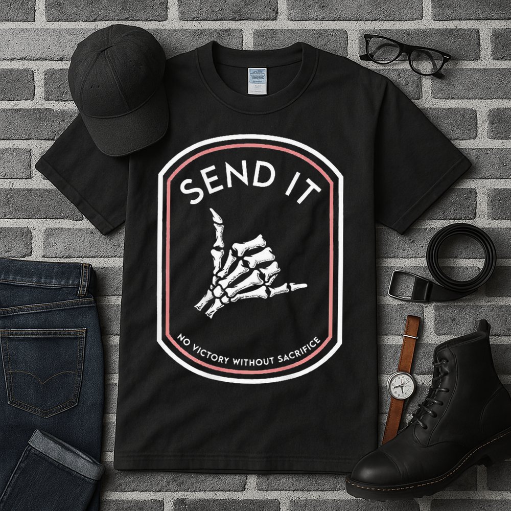 Send It No Victory Without Sacrifice Tall T-Shirt
