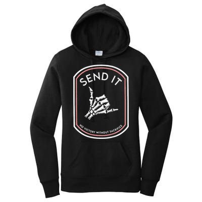 Send It No Victory Without Sacrifice Women's Pullover Hoodie