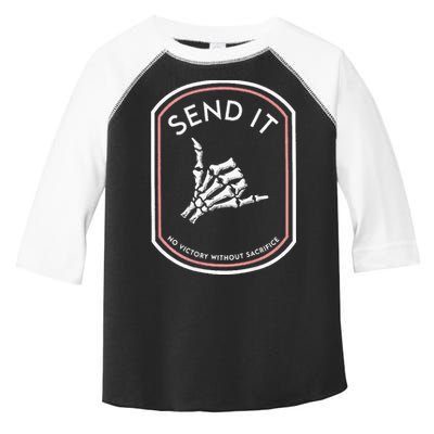 Send It No Victory Without Sacrifice Toddler Fine Jersey T-Shirt