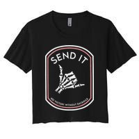 Send It No Victory Without Sacrifice Crop Top