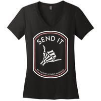 Send It No Victory Without Sacrifice Women's V-Neck T-Shirt