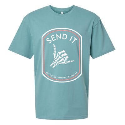 Send It No Victory Without Sacrifice Sueded Cloud Jersey T-Shirt