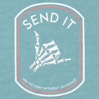 Send It No Victory Without Sacrifice Sueded Cloud Jersey T-Shirt