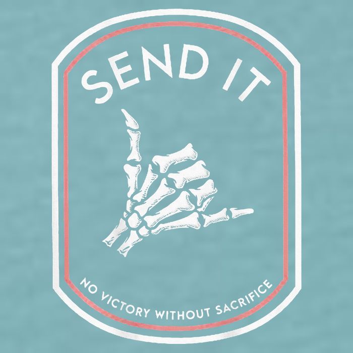 Send It No Victory Without Sacrifice Sueded Cloud Jersey T-Shirt