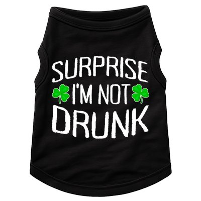 Surprise I'm Not Drunk St. Patricks Day Sober Party Sobriety Doggie Tank