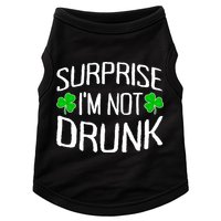 Surprise I'm Not Drunk St. Patricks Day Sober Party Sobriety Doggie Tank