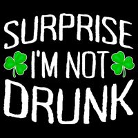 Surprise I'm Not Drunk St. Patricks Day Sober Party Sobriety Impact Tech Backpack