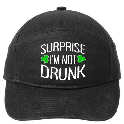 Surprise I'm Not Drunk St. Patricks Day Sober Party Sobriety 7-Panel Snapback Hat