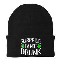 Surprise I'm Not Drunk St. Patricks Day Sober Party Sobriety Beanie