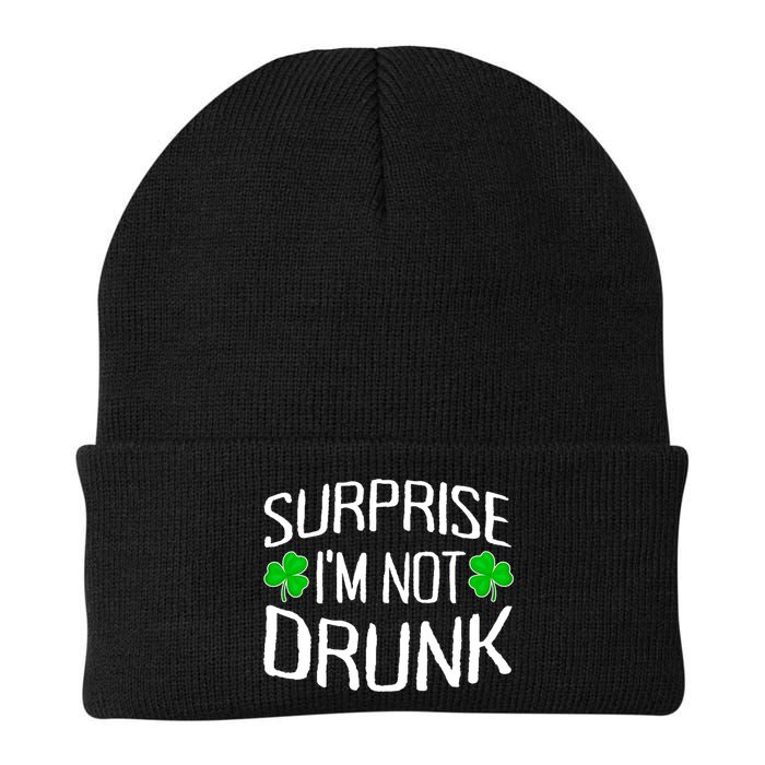 Surprise I'm Not Drunk St. Patricks Day Sober Party Sobriety Beanie