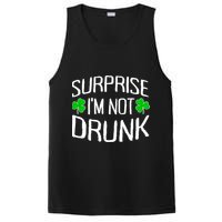 Surprise I'm Not Drunk St. Patricks Day Sober Party Sobriety PosiCharge Competitor Tank