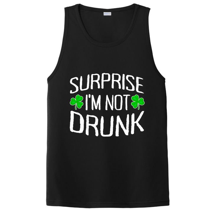 Surprise I'm Not Drunk St. Patricks Day Sober Party Sobriety PosiCharge Competitor Tank