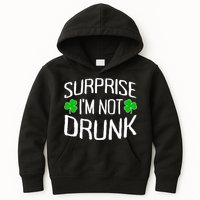Surprise I'm Not Drunk St. Patricks Day Sober Party Sobriety Kids Hoodie