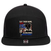 Say Ir Names Joe Names Of Fallen Soldiers 13 Heroes 7 Panel Mesh Trucker Snapback Hat