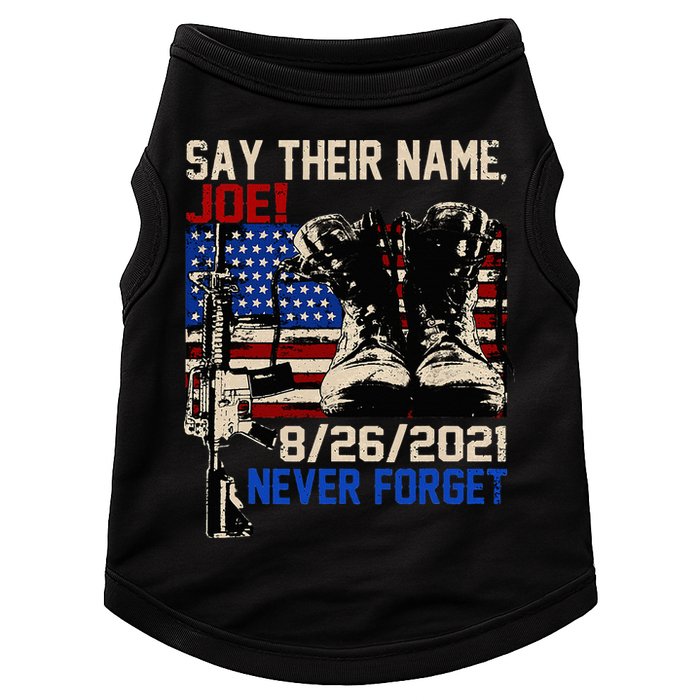 Say Ir Names Joe Names Of Fallen Soldiers 13 Heroes Doggie Tank
