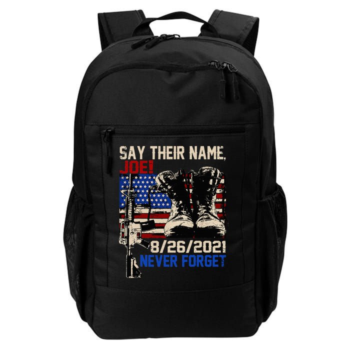 Say Ir Names Joe Names Of Fallen Soldiers 13 Heroes Backpack