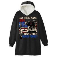 Say Ir Names Joe Names Of Fallen Soldiers 13 Heroes Hooded Wearable Blanket