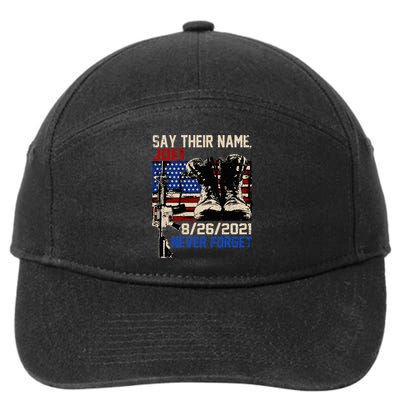 Say Ir Names Joe Names Of Fallen Soldiers 13 Heroes 7-Panel Snapback Hat