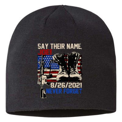 Say Ir Names Joe Names Of Fallen Soldiers 13 Heroes Sustainable Beanie