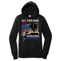 Say Ir Names Joe Names Of Fallen Soldiers 13 Heroes Women's Pullover Hoodie