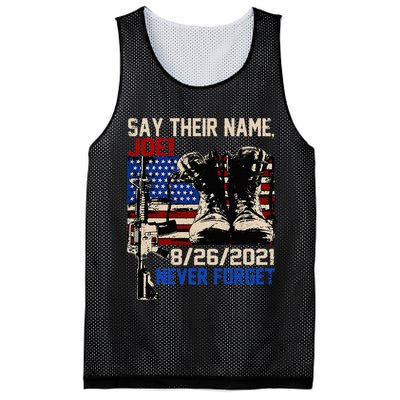 Say Ir Names Joe Names Of Fallen Soldiers 13 Heroes Mesh Reversible Basketball Jersey Tank