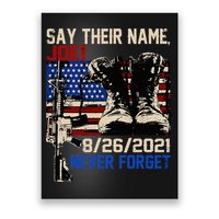 Say Ir Names Joe Names Of Fallen Soldiers 13 Heroes Poster