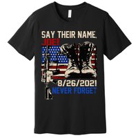 Say Ir Names Joe Names Of Fallen Soldiers 13 Heroes Premium T-Shirt