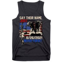 Say Ir Names Joe Names Of Fallen Soldiers 13 Heroes Tank Top