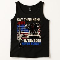 Say Ir Names Joe Names Of Fallen Soldiers 13 Heroes Tank Top