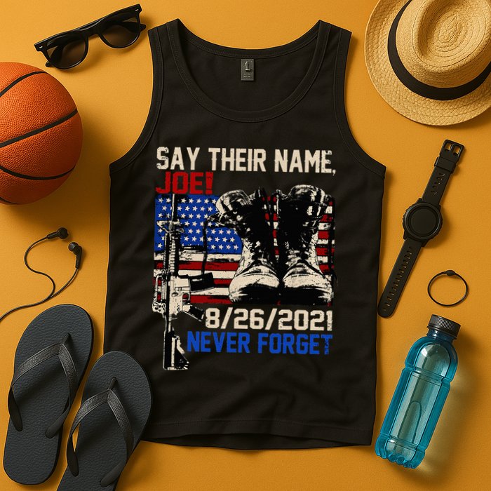 Say Ir Names Joe Names Of Fallen Soldiers 13 Heroes Tank Top