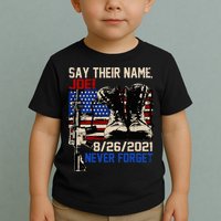 Say Ir Names Joe Names Of Fallen Soldiers 13 Heroes Toddler T-Shirt