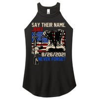 Say Ir Names Joe Names Of Fallen Soldiers 13 Heroes Women's Perfect Tri Rocker Tank
