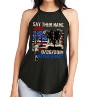 Say Ir Names Joe Names Of Fallen Soldiers 13 Heroes Women's Perfect Tri Rocker Tank