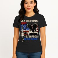 Say Ir Names Joe Names Of Fallen Soldiers 13 Heroes Womens T-Shirt