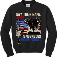 Say Ir Names Joe Names Of Fallen Soldiers 13 Heroes Kids Sweatshirt